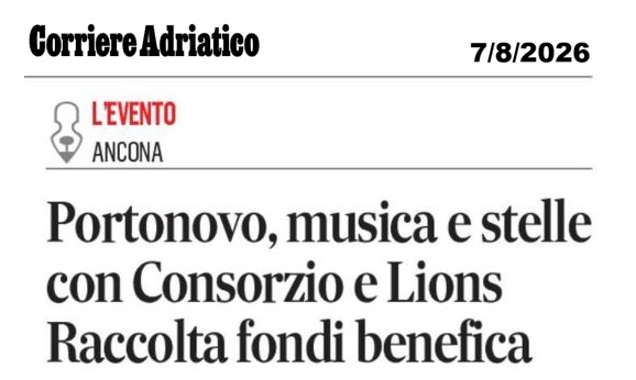 Portonovo, musica e stelle con Consorzio e Lions. Raccolta fondi benefica.