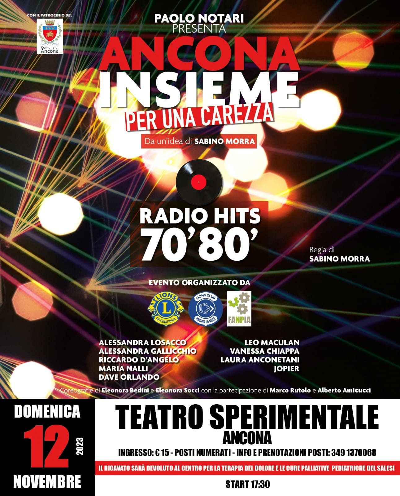 Ancona insieme per una carezza 70 80 radio hits, I edizione